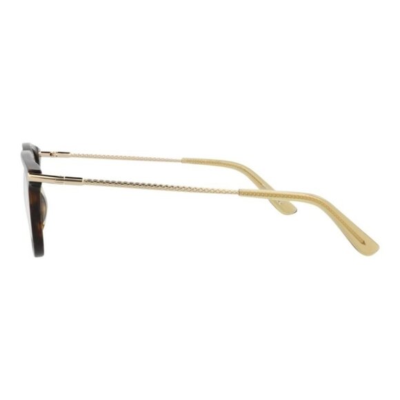 Bottega Veneta Mens Square/Rectangle Havana Gold Transparent Fashion Designer - Picture 3 of 4